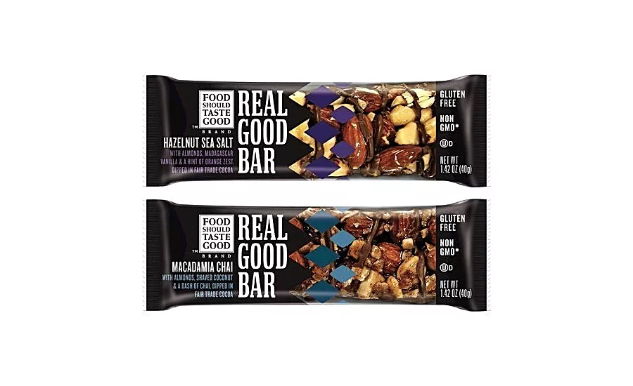 General Mills' Food Should Taste Good brand uses clear, transparent packaging for its "Real Good Bar"
