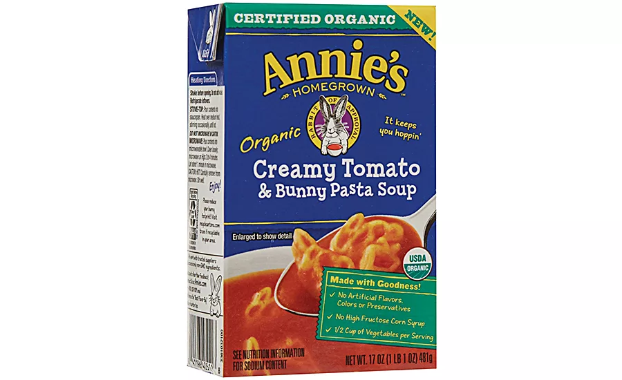 General Mills brought its Annie’s organic brand into the soup aisle