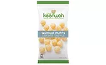 Grain and vegetable-based snacks such as I heart keenwah's Quinoa Puffs embrace new forms and seasonings