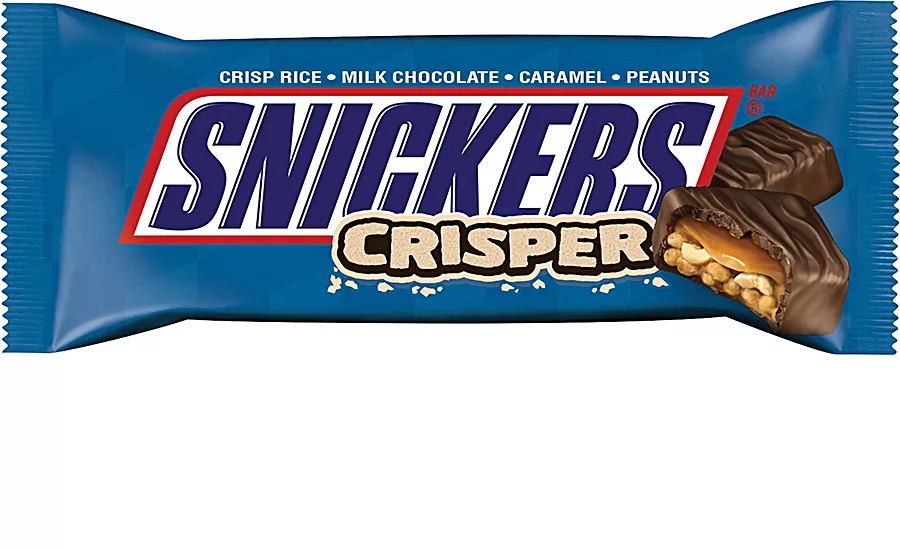 Mars' new SNICKERS Crisper includes two squares with fewer than 100 calories each