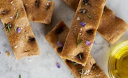 Focaccia is a flat oven-baked Italian bread product