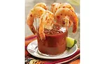 Latin shrimp cocktail with Rosarita fire-roasted tomato salsa