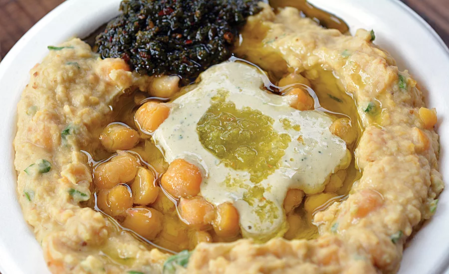 Herbs and spices allow innumerable and subtle flavor combinations, such as in Israeli hummus
