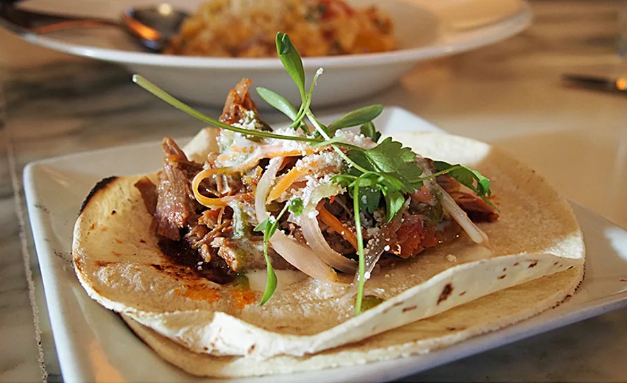 Duck taco