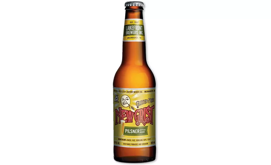 NewGrist Pilsner is a gluten-free beer from Lakefront Brewery