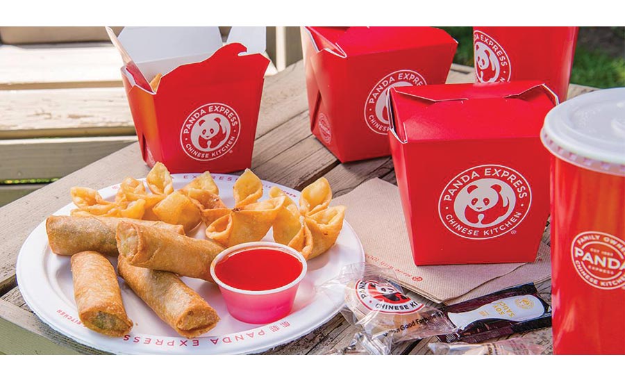 Panda Express Food and Boxes