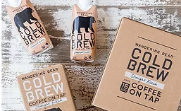 Wandering Bear Cold Brew Coffee Carton Packaging