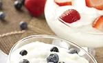 Yogurt made with rice starch