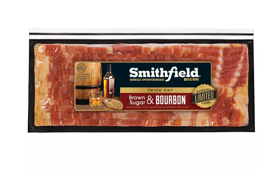 Smithfield Brown Sugar & Bourbon thick cut bacon
