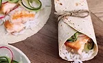 Multigrain Wrap with Salmon