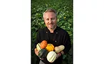 Chef Rob Corliss Holding Squash