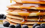 Stack of Pancakes with Blueberries