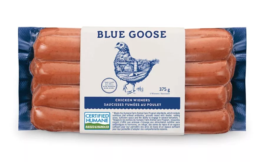 Blue Goose chicken wieners