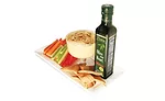 Boost the health factor of a naturally better-for-you oil, such as adding more omega fatty acids to olive oil