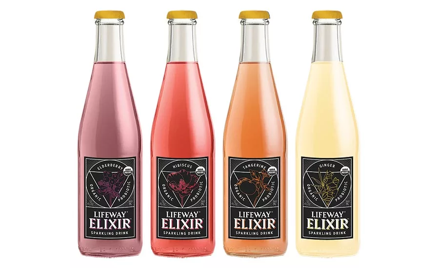 Lifeway Foods' Elixir, a line of non-dairy, sparking organic probiotic beverages