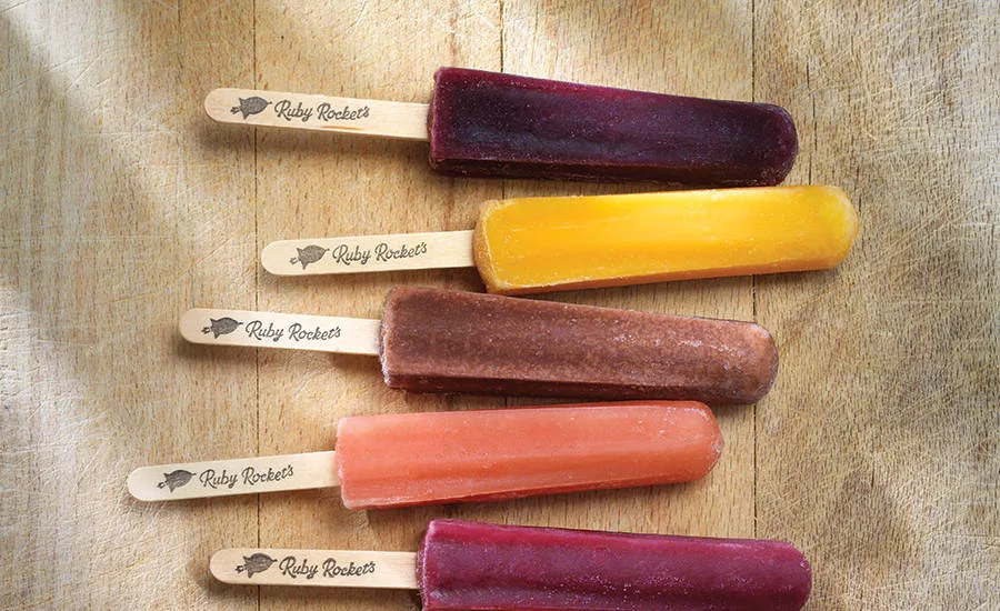 Ruby Rockets Popsicles