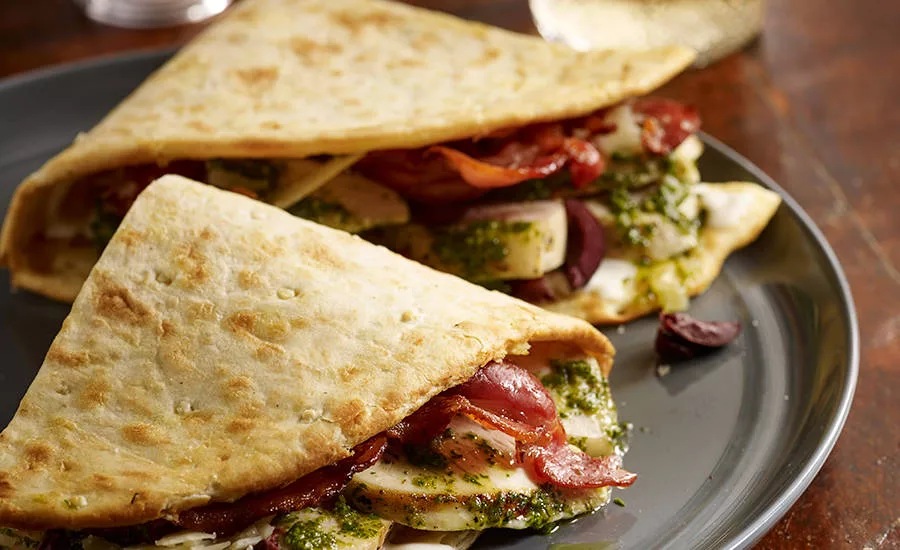 Artisanal Flatbread Sandwich