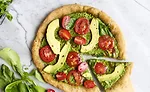 Vegan Pesto Flatbread Pizza