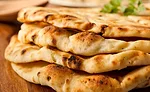 Stack of Thick Slices of Flatbread