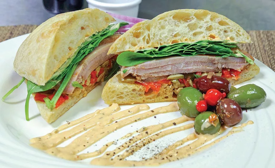 Sandwich with Chicken of the Sea Yellowfin Tuna Slices