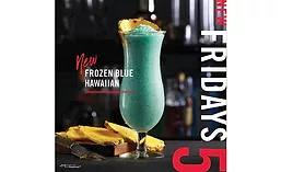 Frozen Blue Hawaiian Beverage