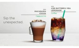 Starbucks Macadamia Cocoa and Iced Butterfly Pea Lemonade