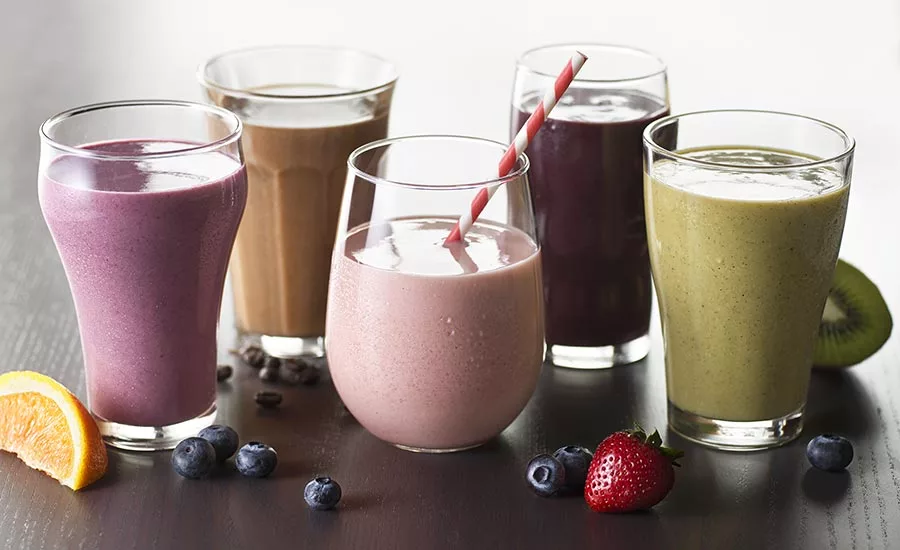 Fruit-and-grain Shakes
