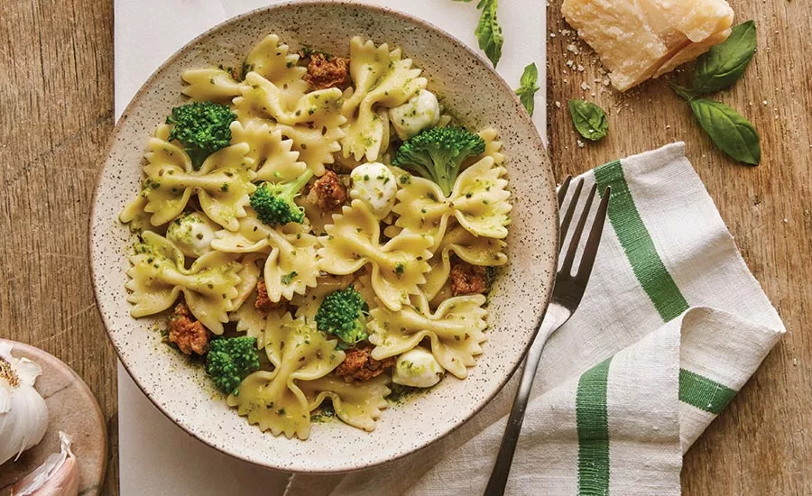 Farfalle Pasta and Pesto