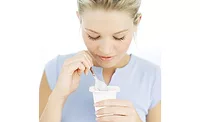 Woman with Yogurt