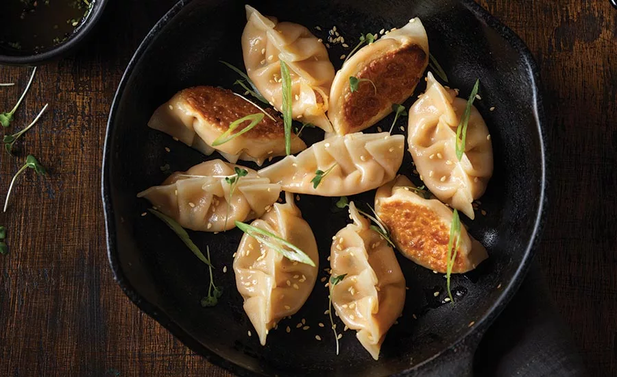 Miso Potato Pot Stickers