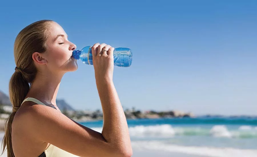 Woman Drinking Water