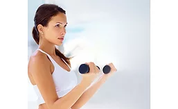 Woman Lifting Weights
