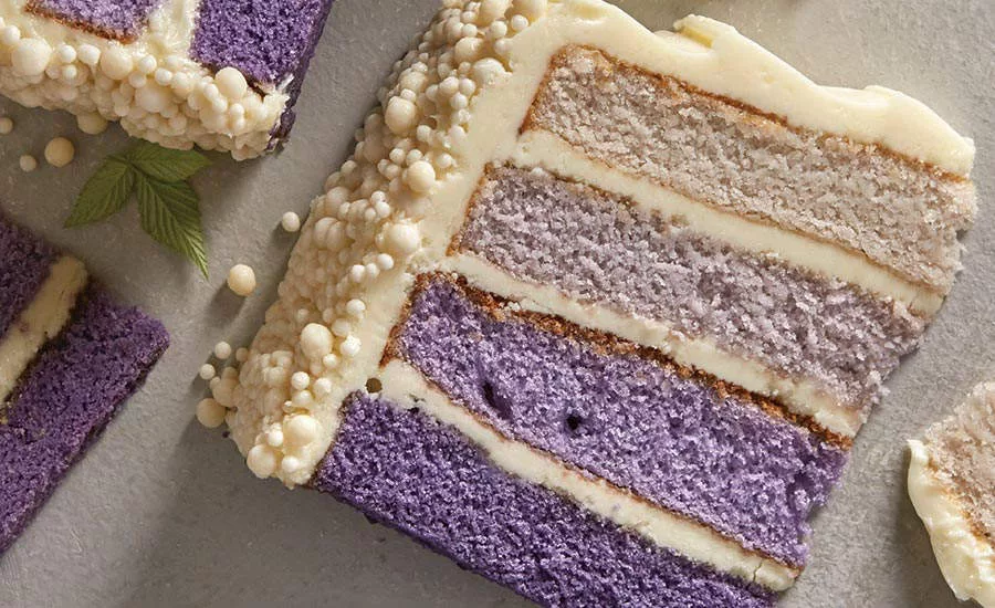 Black Raspberry Ombre Cake