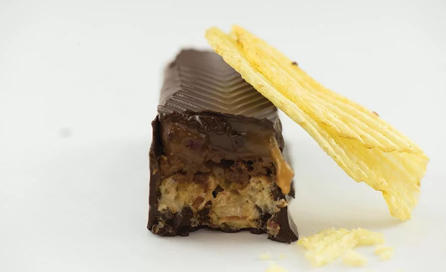 Chocolate Bar and Potato Chip