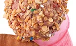 Ice Cream Cone Topped with Nut Analogs