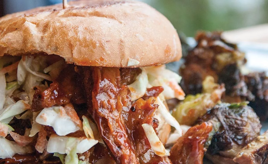 No Evil Foods Bonfire BBQ Sandwich