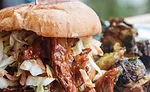 No Evil Foods Bonfire BBQ Sandwich