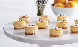 Honey Lavender Cheesecake Bites