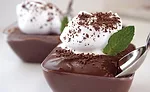 Two Small Bowls of Chocolate Pudding