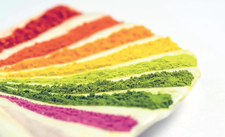 Rainbow of Colorful Botanical Ingredients