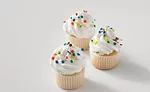 Mini Vanilla Cupcakes with Sprinkles