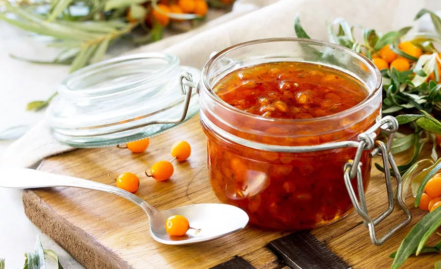Jar of Sea Buckthorn Salsa