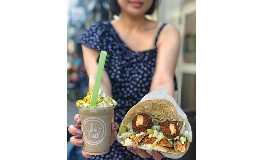 Hummus Shake and Pita