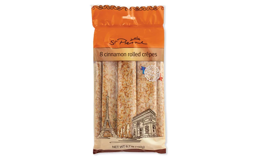 St Pierre Cinnamon Filled Crepes