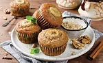 Plate of Banana Muffins