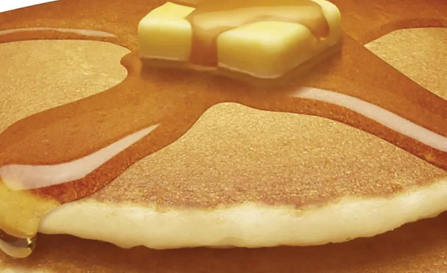 Stack of Pancakes with Butter and Syrup