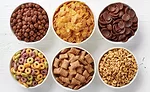 Bowls of Different Cereals
