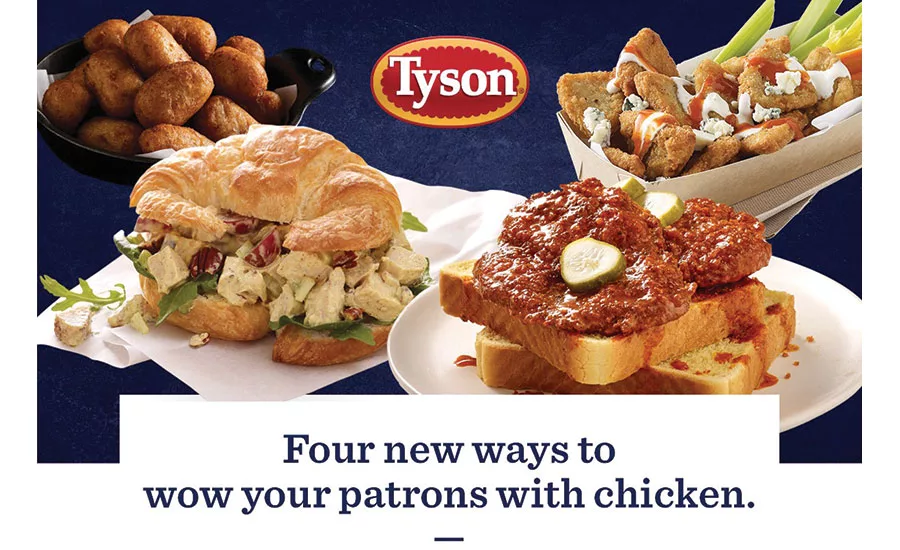 Tyson Foodservice Four New Chicken Offering
