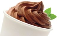 Chocolate Soft Serve Ice Cream with Fibersol