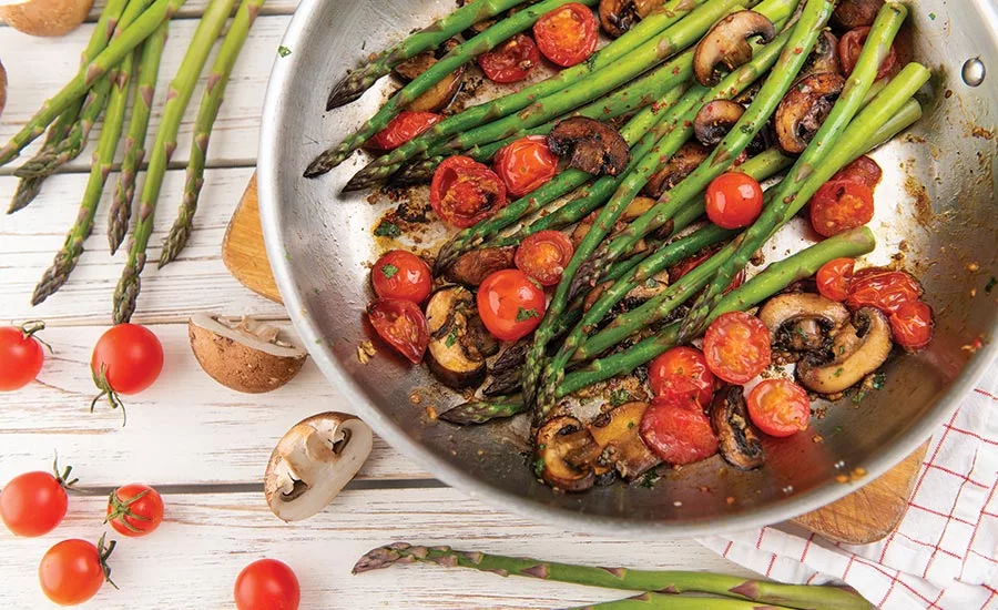 Vegetables Sauteed in Oil